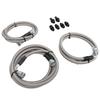 Transmission Cooler Lines Set Heavy Duty Transmission Cooling Hose Lines for 2500 3500 5.9L 1996‑2002 with 47RE