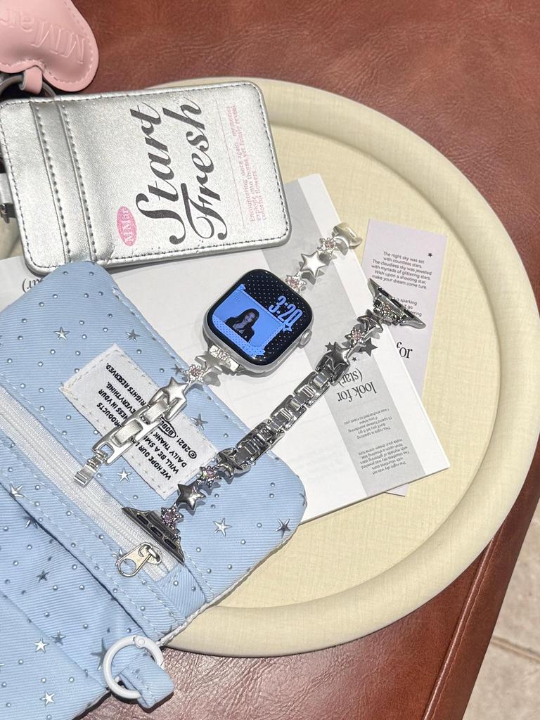 Zircon Chain Metal Strap for Apple Watch 11th Gen & UltraSE