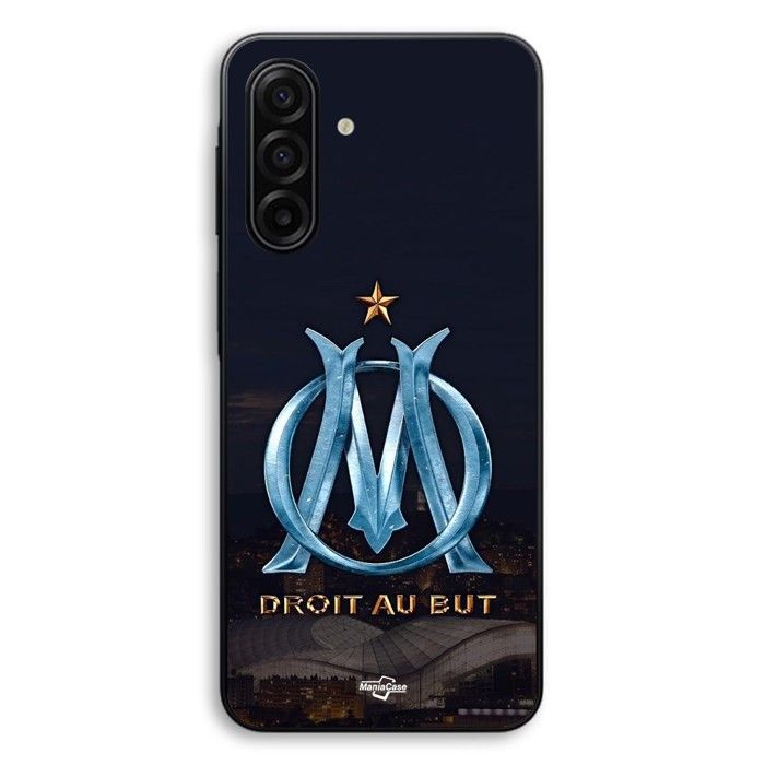 Hülle für Samsung Galaxy A17 OM-Logo blau und golden Stadion Maniacase