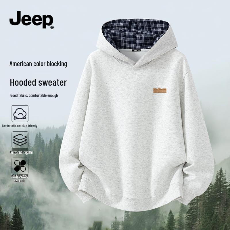 Jeep Herren Kapuzensweatshirt im amerikanischen Stil