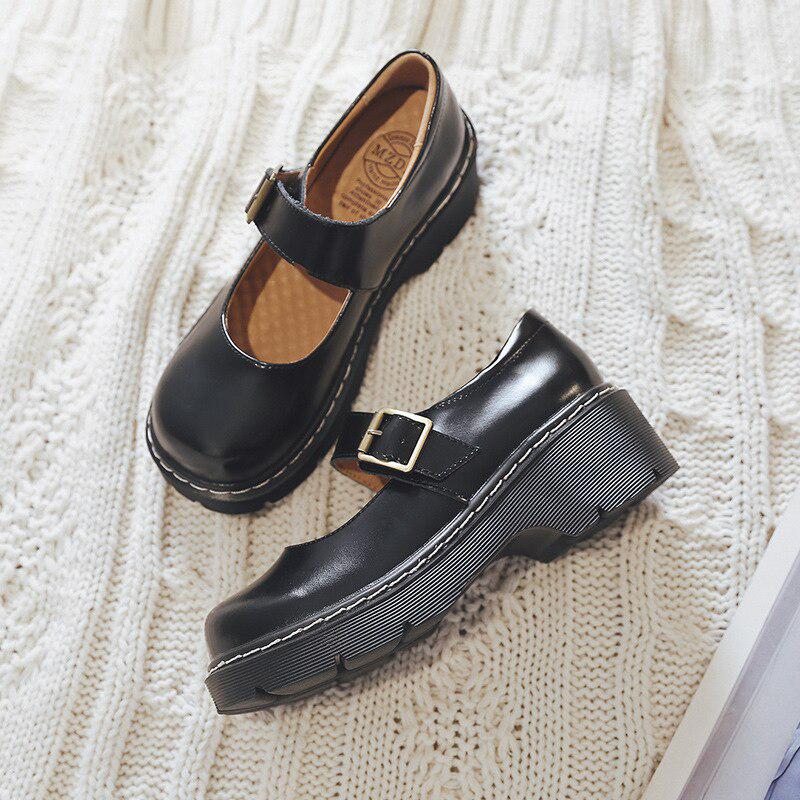mary jane buckle shoes