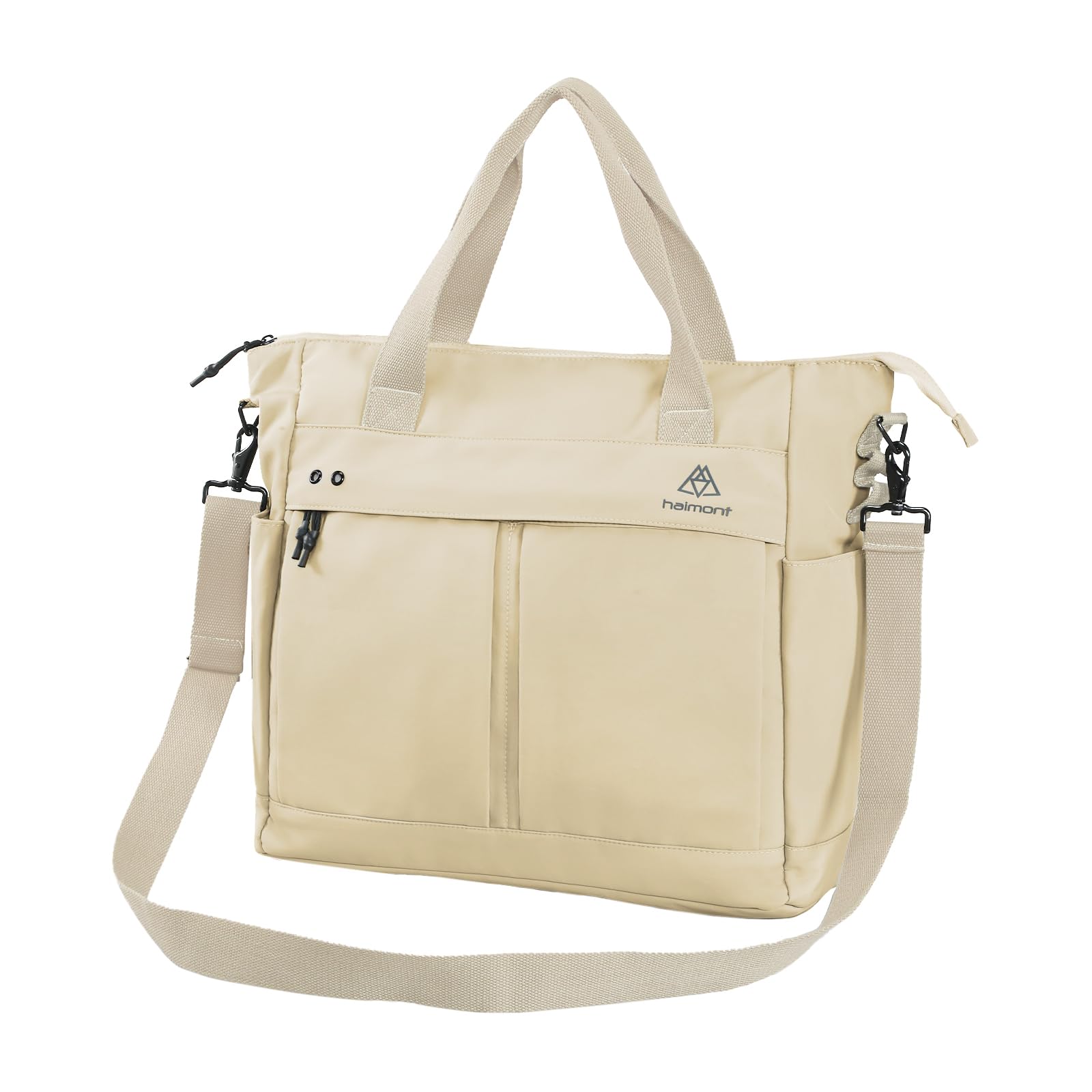 

Cute Spring Colors for Office Crossbody Shoulder for School and Students Haimont Women, Lady/Travel, Soft, Bag, Large, 2-Way, Divided, Nylon, Yellow, бежевий