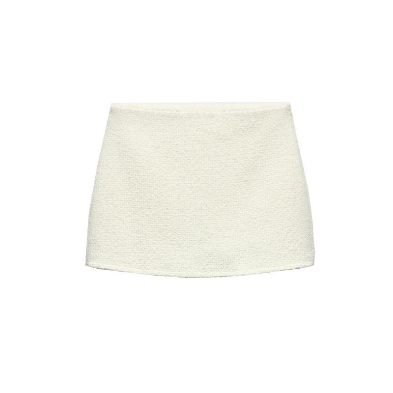 

Весна Новая Женская Одежда Бисер Кожа Современное Пальто с Отложным Воротником 2133104 Повседневные Кюлоты с Завышенной Талией 2150104 White Culottes L