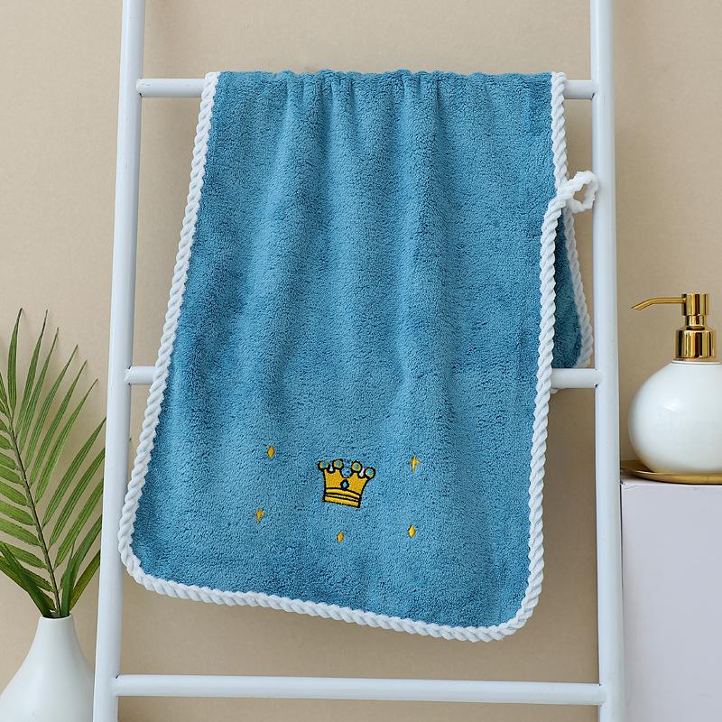 Thickened Absorbent Adult Embroidered Towels for Couples and Children