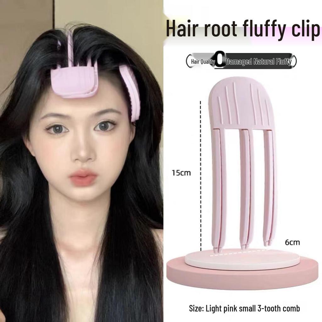 Hřeben pro tvarování vlasů na temeni a klip pro nadýchanou ofinu - Bezchybně tvaruje kořínky pro líné dny