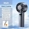 New Mini Fan Air Cooling Handheld Ice Compress Silent Operation Fan100 Speed Adjustable Portable High-Speed Fan USB Charging