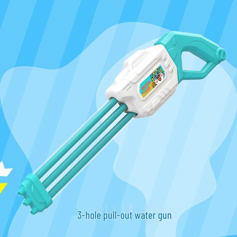 Multi-Hole Water Cannon Toy for Beach Play
