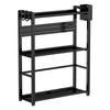 Modern 2-Tier Kitchen Countertop Spice & Utensil Rack