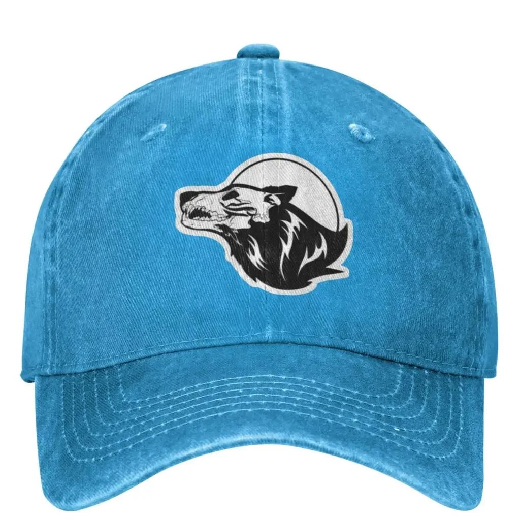 FOG Spiritus Systems Baseballkappe Wolf Print Outdoor Sports Großhandel Gewaschene Trucker-Mütze Weiblich Männlich Mode Benutzerdefinierte Kappe