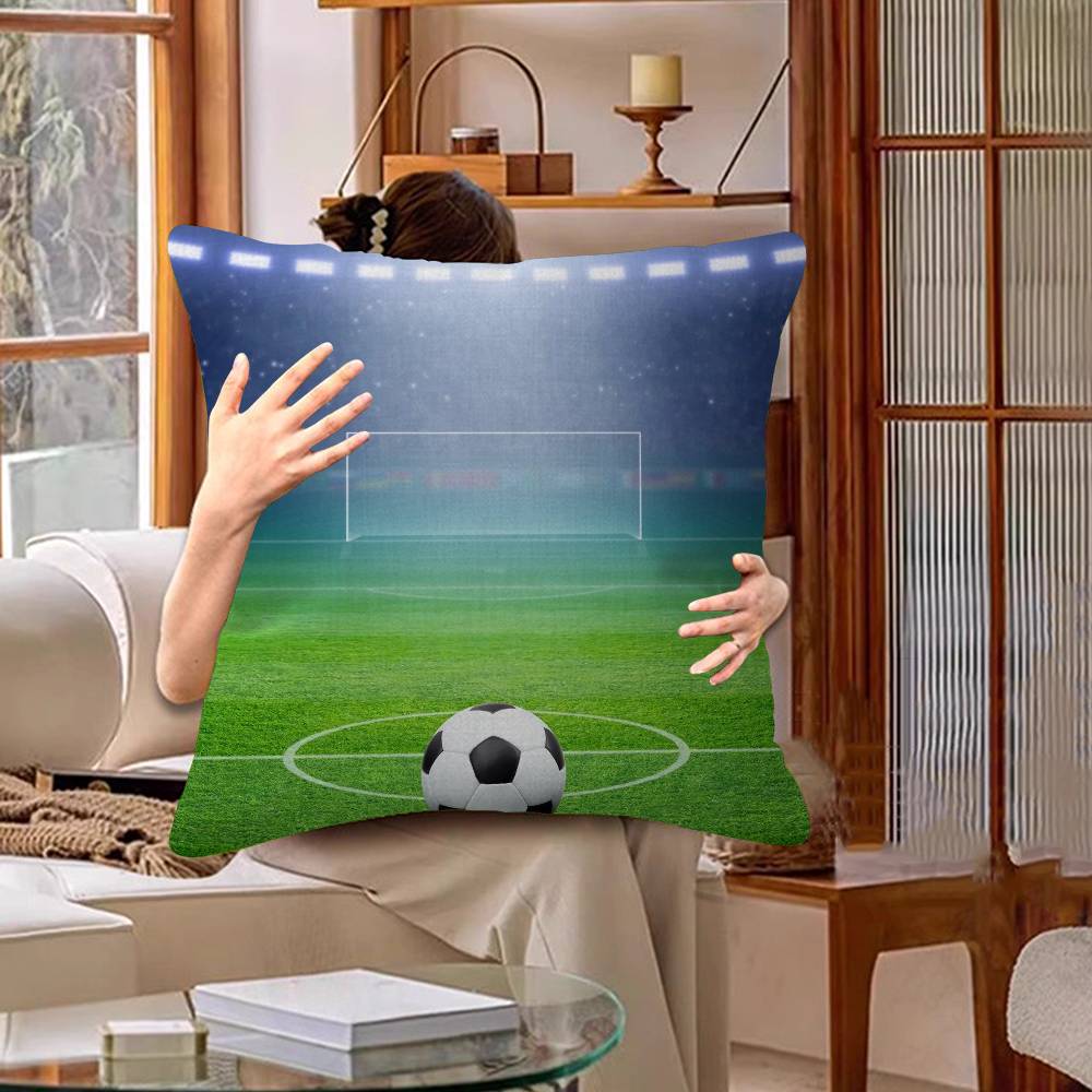 Piłka Nożna Personalizowana Poszewka na Poduszkę Pokój Dziecięcy Dekoracja Dzika Impreza Poszewka Prezent na Urodziny Dziecka Baby Shower