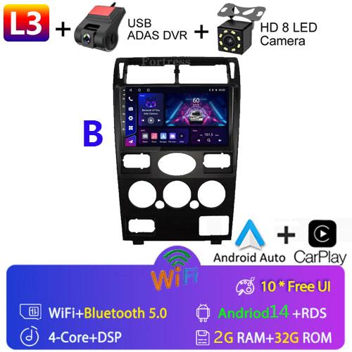 2din Android14 Car Radio Multimedia Carplay Auto GPS Navigation For Ford Mondeo Mondeo 3 2000 2001 2002 2003 2004 2005 2006-2007
