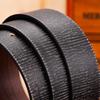 Retro Leather Belt Body Four-In-One Buckle Connecting Button Head Men'S Belt Headless Leather Belt Body