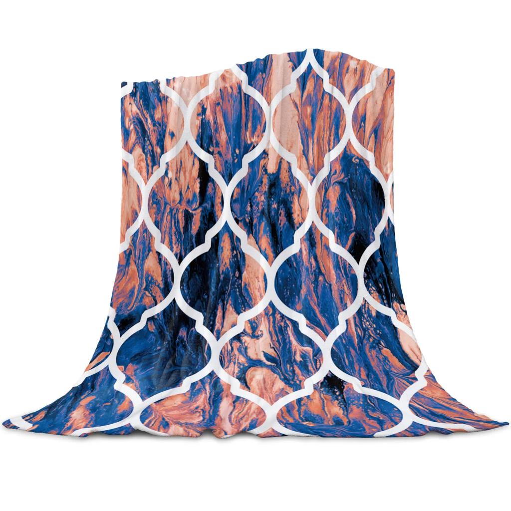 Turquoise Blue Flannel Fleece Throw Blankets Luxury Turquoise Blanket for Living Room Bedroom Sofa Couch Warm Soft Bed Blankets