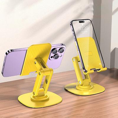 Supporto Girevole a 360 Gradi per Telefono Cellulare Pieghevole da Scrivania Supporto per Tablet Pigro Supporto Portatile per Telefono Cellulare