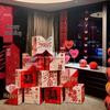 3D Double Happiness Stackable Box Set for Wedding Decoration & Engagement Centerpieces
