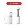 TEUCER VC-16 Graphics Card GPU Holder Vertical Telescopic Rotating Stand Magnetic PC Video Card Aluminum Alloy Support Bracket