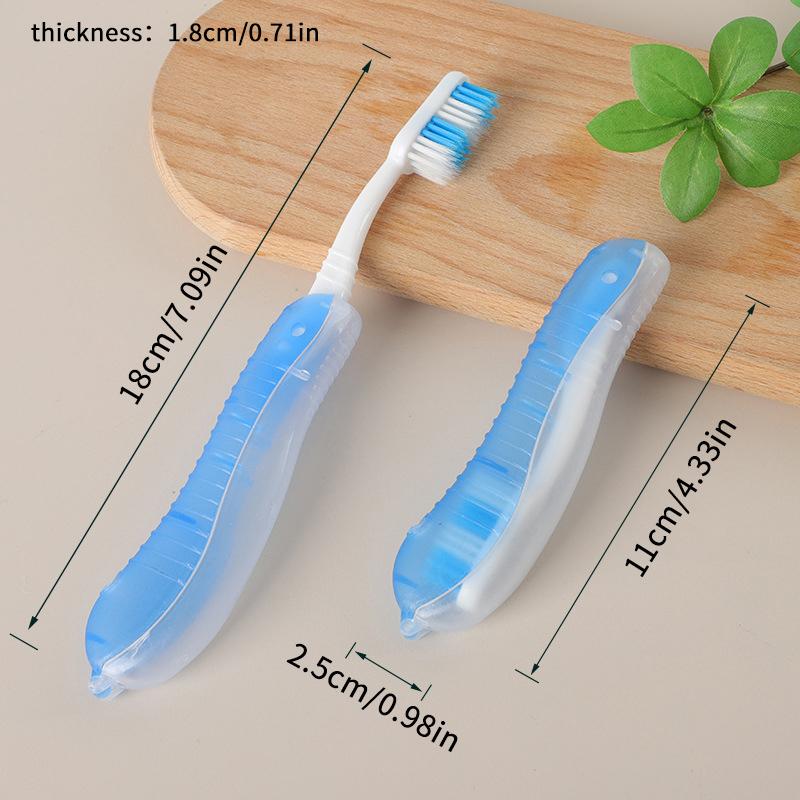 Hygiene Oral Portable Disposable Foldable Travel Camping Toothbrush Comb Hiking Tooth Brush Tooth Cleaning Tools