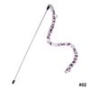 Pet Cat Teaser Toys with Feather Bell EVA Rod Mouse Toy Cat Catcher Teaser Stick Cat Interactive Toys Cat Accessory
