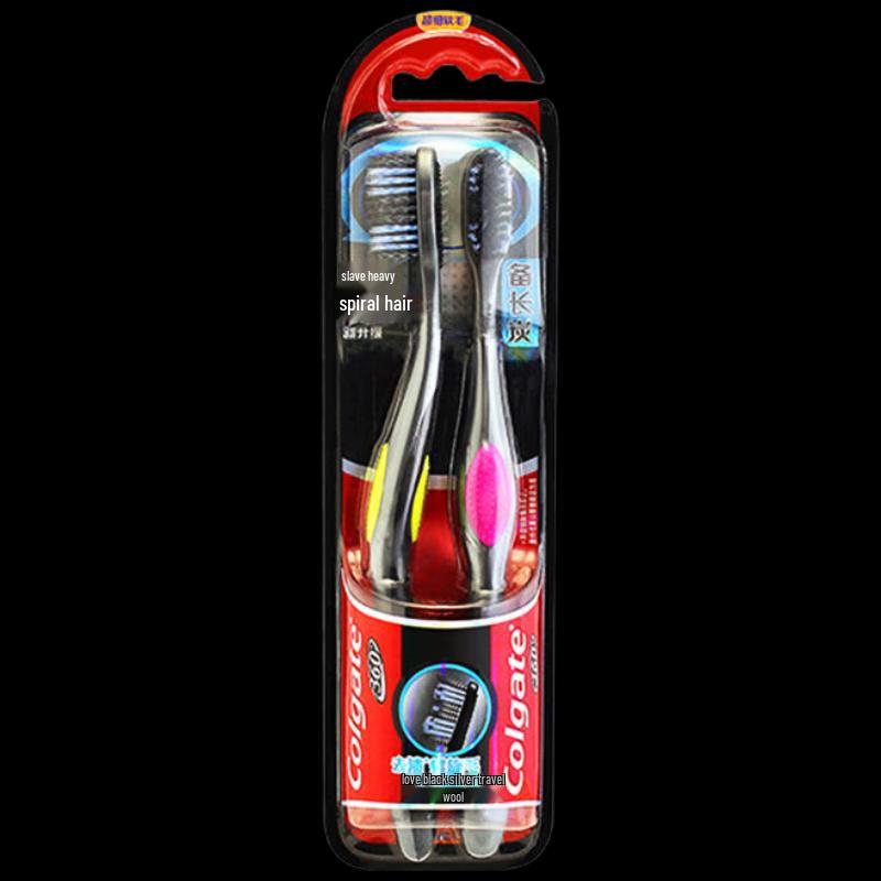 

Colgate 360° Binchotan Double Spiral Toothbrush