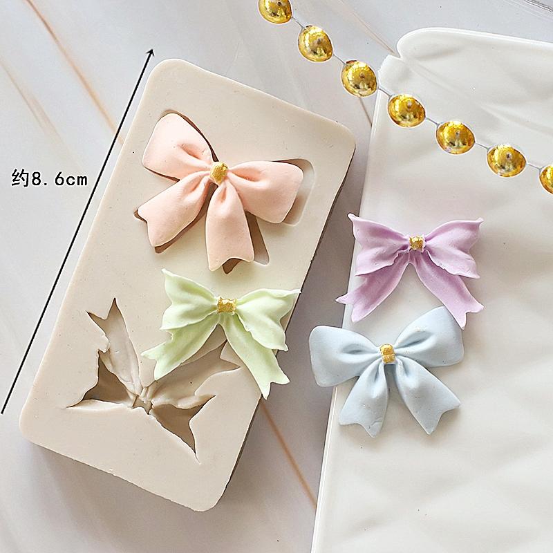 Multiple Mini Bow Bowknots Shape Cake Mold, Chocolate for the Kitchen Baking Tool, DIY Sugarcraft Decoration