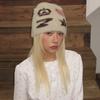 Korean Designer Heart Jacquard Knit Beanie Women Winter Star Warm Cold Hat Ins Pullover Cap