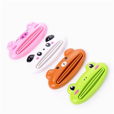 Bathroom Home Tube Squeezer Easy Cartoon Toothpaste Dispenser Rolling Holder 1pc HD