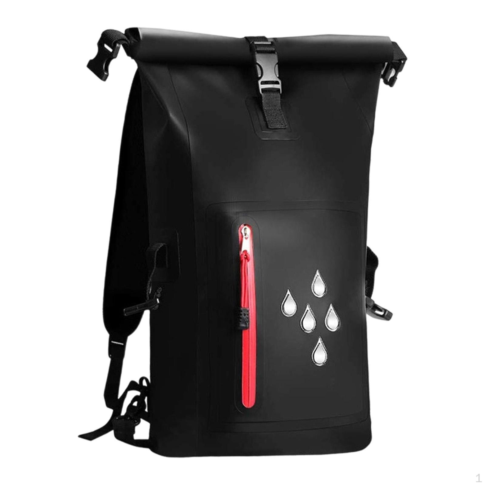 Waterproof Dry Bag 25L Lightweight Adjustable Shoulder Strap Backpack for Swimming