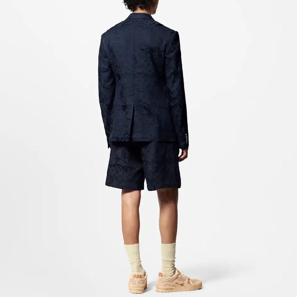 Louis Vuitton FW24 Business Suit Coat Men's Marine Blue 1AFRIQ