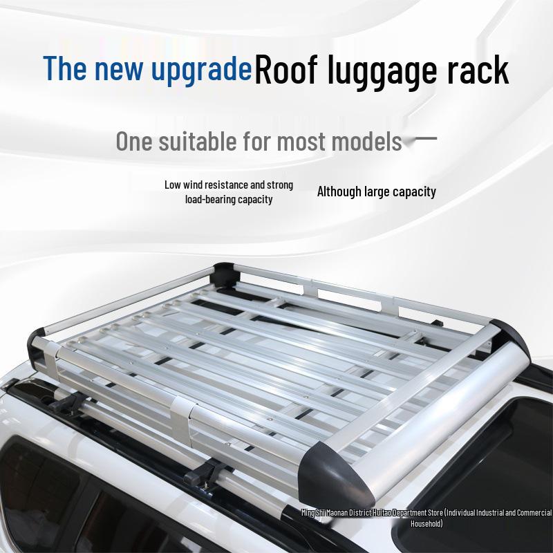 BYD Tang Roof Rack: Aluminum Alloy SUV Luggage & Cargo Basket for Off-road Travel.
