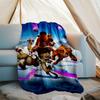 Ice Age Continental Drift1 printed throw blanket—lightweight,soft,warm;versatile blanket for all seasons—perfect as &air-conditioning throw,nap blanke