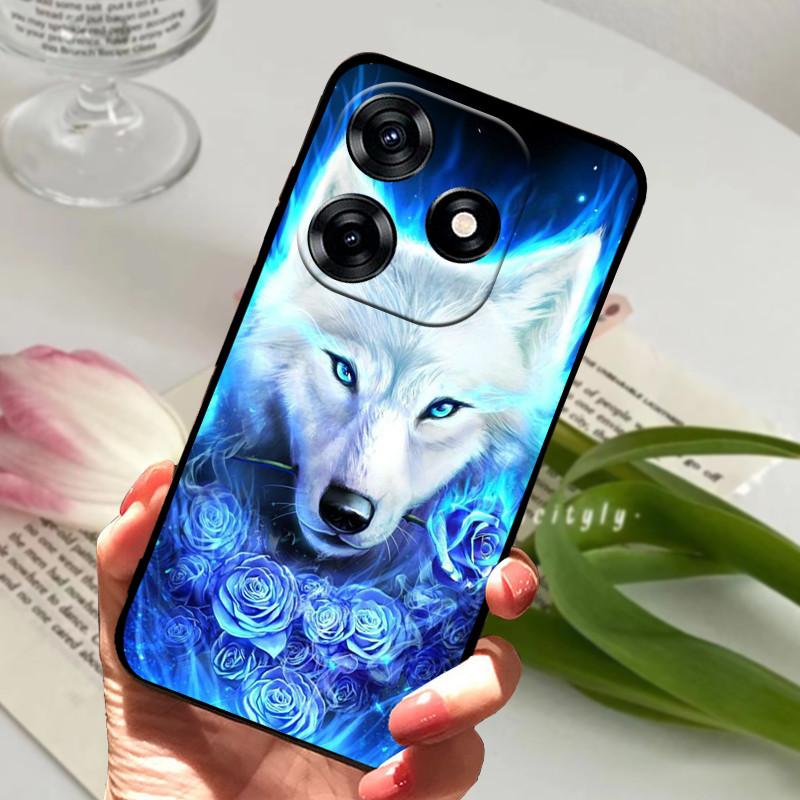 For Tecno Spark 10 Case 6.6" Shockproof Soft Silicone TPU Back Cover for Tecno Spark 10 4G Phone Cases Spark10 Cute Fundas Capa