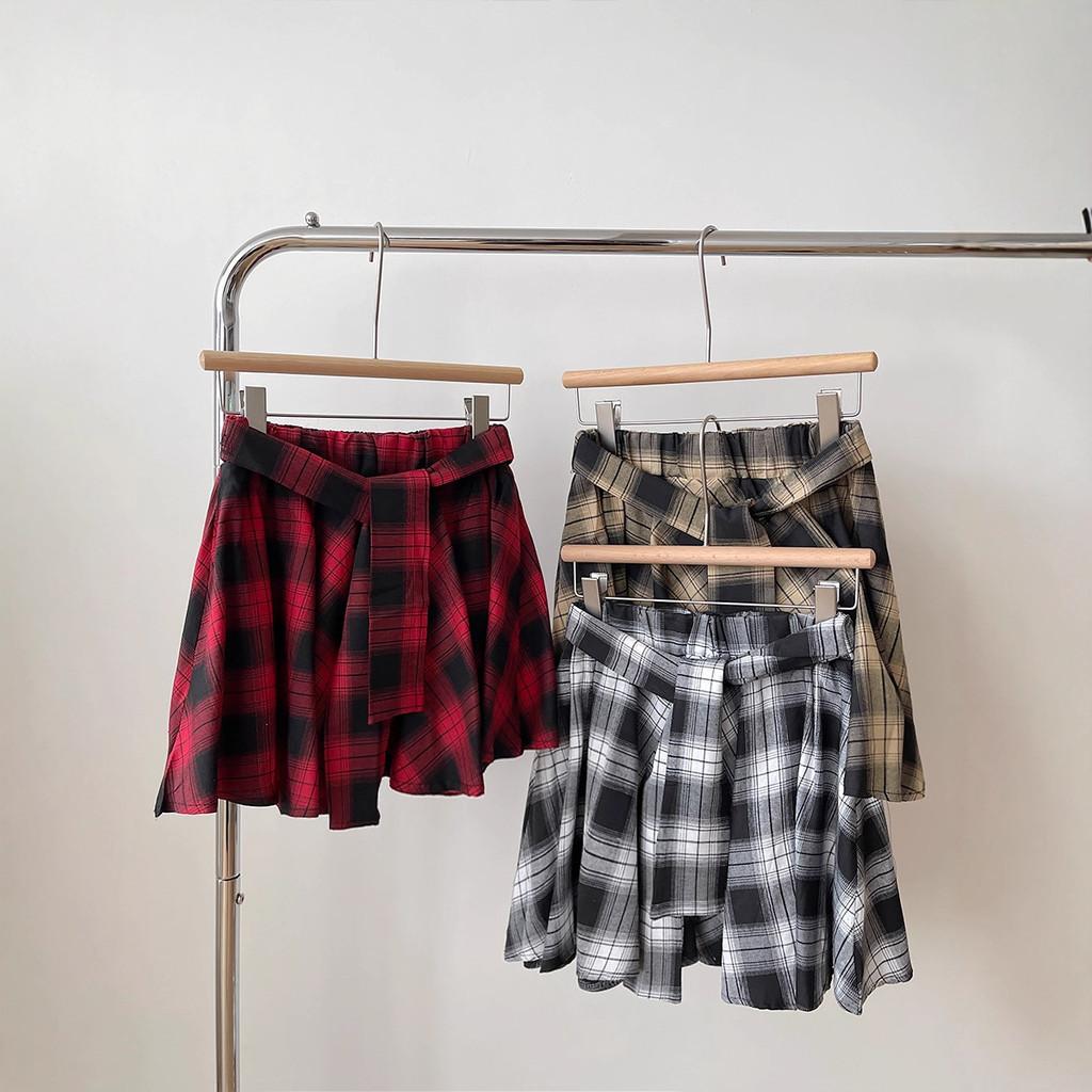 Summer 2025 Polyester Plaid High Waist Mini Skirt With Handcrafted Pleats For Casual Women