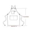 Women Men Apron Kitchen Cooking Apron With Pockets Canvas Apron Cross Back Adjustable Work Apron For Woodworking Workshop