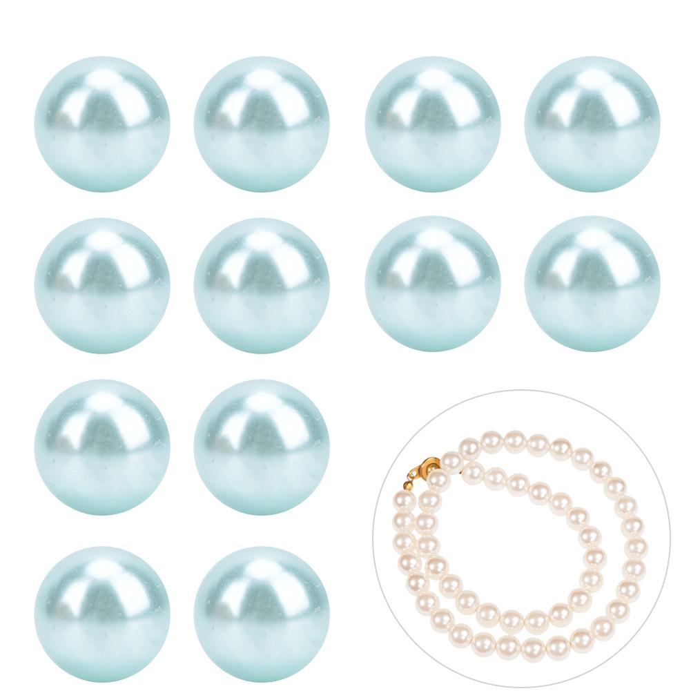 50G Non Porous Imitation Pearls Decoration HairClothes Supplies Jewelry Accessories(Beige)