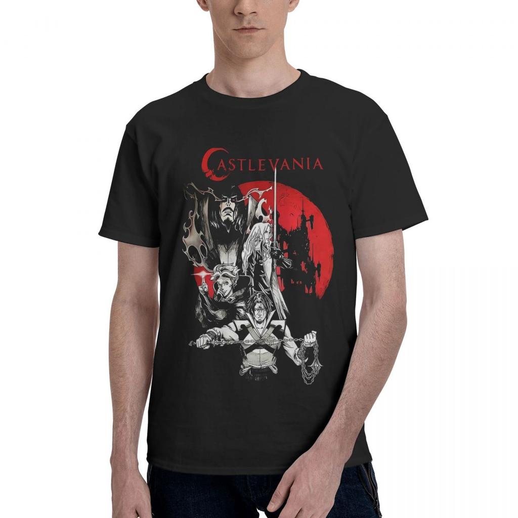 Dracula Castlevania 100 Cotton Casual Breathable Confortable Tops Mens Clothing Deals Men Clothes