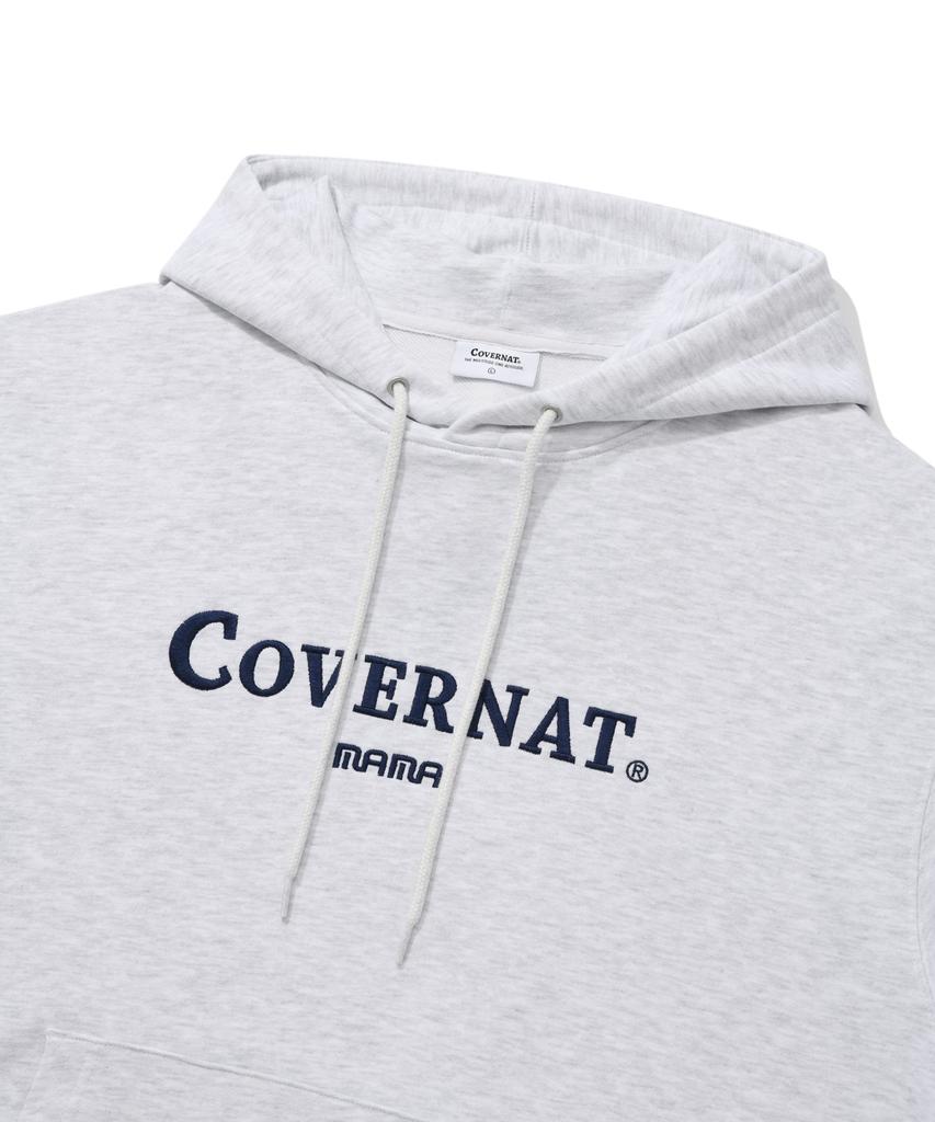 [Covernat X Mama] Graphic Hoodie Heather Gray