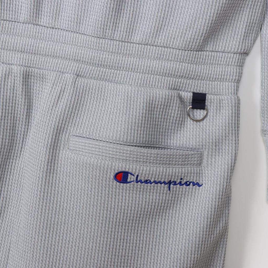 Champion Long Sleeve Warm Graphic Logo Print Oxford Women's Anti-Static Dress, Gray, CW-YG404