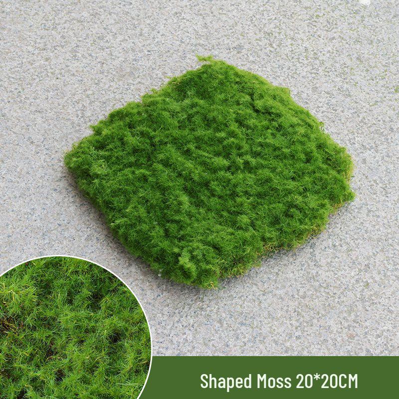 Bionic Artificial Moss Turf Micro Landscape Ornaments for Bonsai and Potted Plant Landscaping