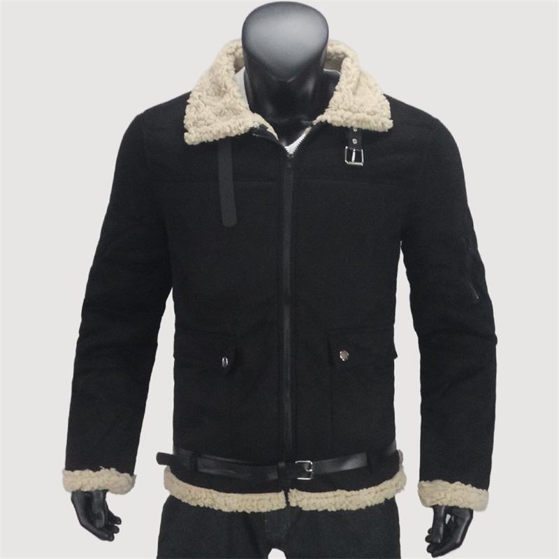 Winter Cold Men's Jacket Zipper Fleece Warm Coats Street Windproof Casual Men's Clothing Outerwear Lapel Jackets S-5XL