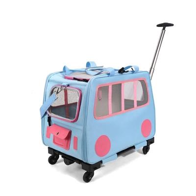 Large Capacity Portable Pet Cart Dog Breathable Pet Touring Car Zipper Sealed Backpack Out Luggage