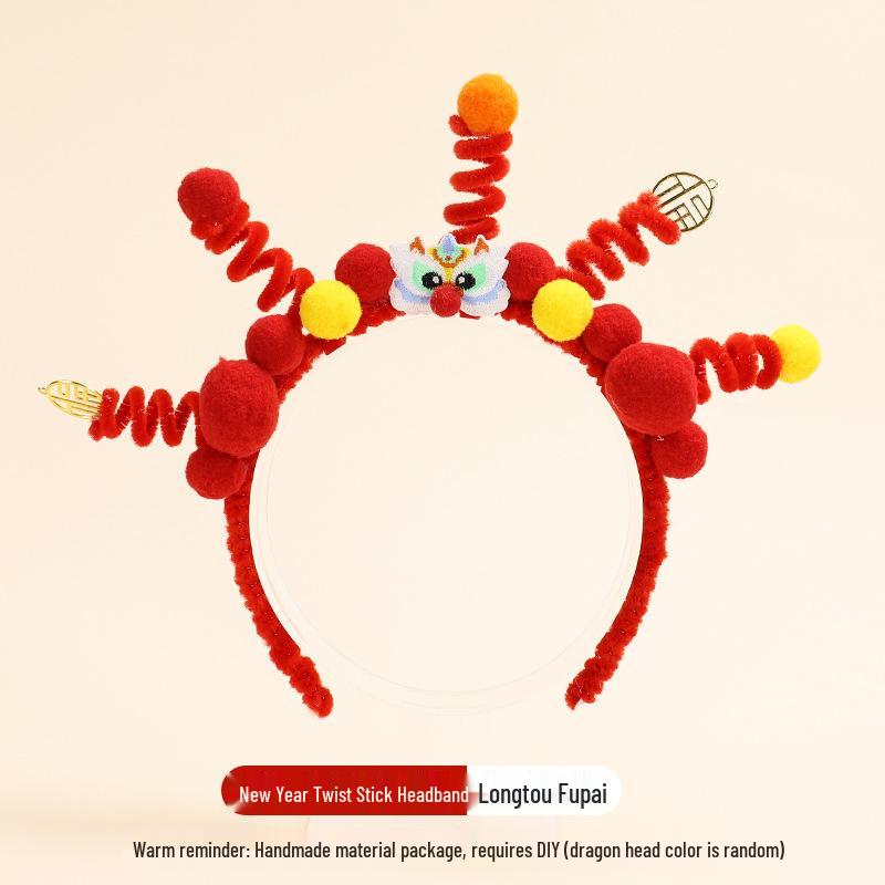 DIY Peking Opera Headband & Hair Accessories Kit for Dragon Boat Festival Team-Building Activity