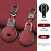 For Bmw Mini Cooper One Fun F54 F55 F56 R56 R57 R58 R59 R60 R61 Car Zinc Alloy Leather Key Case Holder Cover Keychain Accessorie