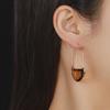 Female Cut Semi-circular Versatile and Personalized Minimalist Earrings