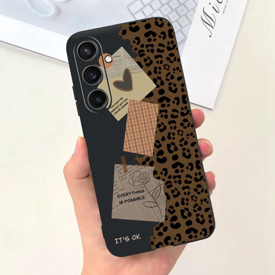 For Huawei Samsung Galaxy M15 F15 Back Cover Soft Matte Liquid Silicone Funda Samsung F15 Coque Astronaut Dinosaur Housing