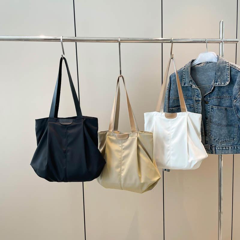 New Canvas Tote Bag Large Capacity Commuter Underarm Bag Women's Bag