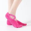 Ballet Style Non-slip Gel Yoga Socks, Cotton Five-Toe Sports Socks