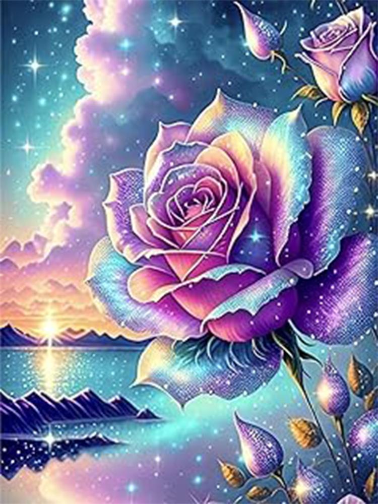 5D DIY Full Round Square Drill Diamond Art Painting Set Pictures on the Beach Diamond Embroidery Landscape Mosaic Decoration
