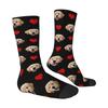 Fashion Print Personalized Face Custom Dog Photo Socks for Women Men Stretchy Summer Autumn Winter Crew Socks