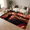 Custom Rug Erling Haaland Pattern Print Name Text Soft Non‑Slip Floor Carpet for Home Indoor Decoration