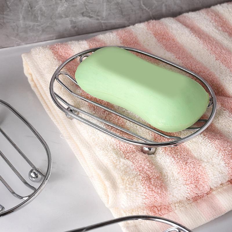 Stainless Steel Soap Dish Holder Rust Proof Self Draining No Punch for Bathroom Shower, Rental Friendly Home Use